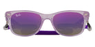 Ray-Ban® Junior New Wayfarer RJ9052S RJ9052S 100S55 48 - Matte Black with Blue Flash lenses Sunglasses
