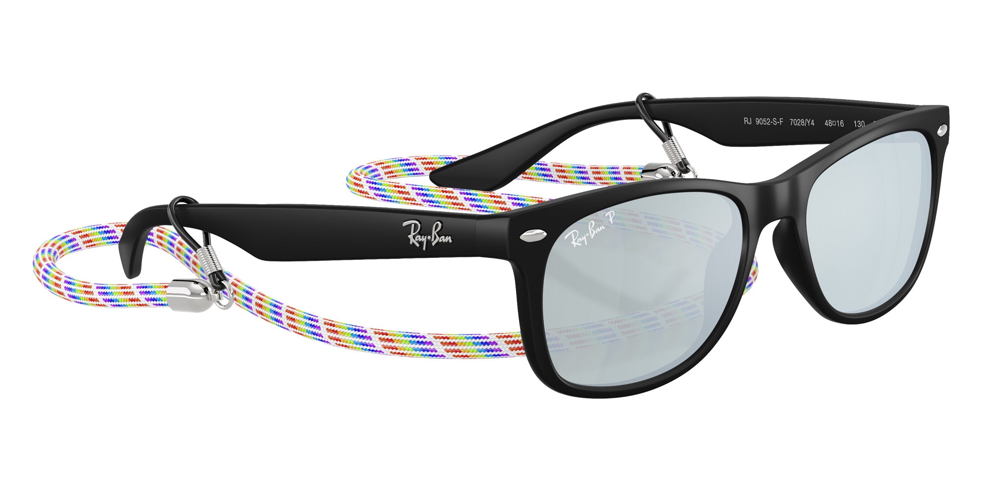 Ray-Ban® RJ9052SF RJ9052SF 7028Y4 50 Sunglasses - Rubber Black