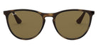 Ray-Ban® Junior Erika RJ9060S RJ9060S 700673 50 - Rubber Havana with Dark Brown lenses Sunglasses