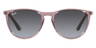 Ray-Ban® Junior Erika RJ9060S RJ9060S 71078G 50 - Transparent Violet with Gray Gradient lenses Sunglasses
