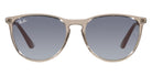 Ray-Ban® Junior Erika RJ9060S RJ9060S 71094L 50 - Transparent Gray with Gray Gradient Blue lenses Sunglasses