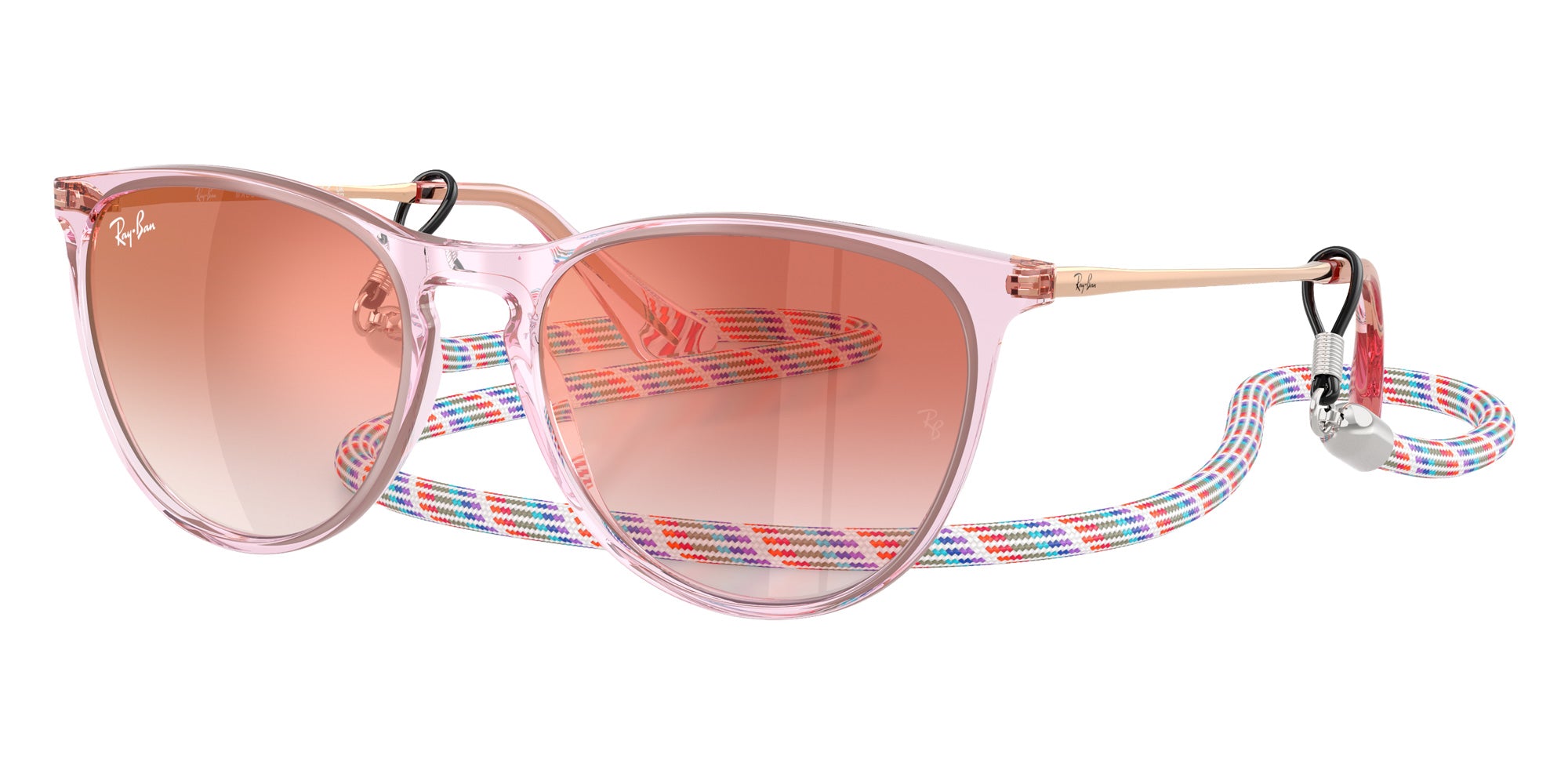 Ray-Ban® RJ9060SF RJ9060SF 7226V0 52 Sunglasses - Rosegold