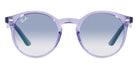 Ray-Ban® RJ9064S RJ9064S 712619 44 - Transparent Violet with Clear Gradient Light Blue lenses Sunglasses