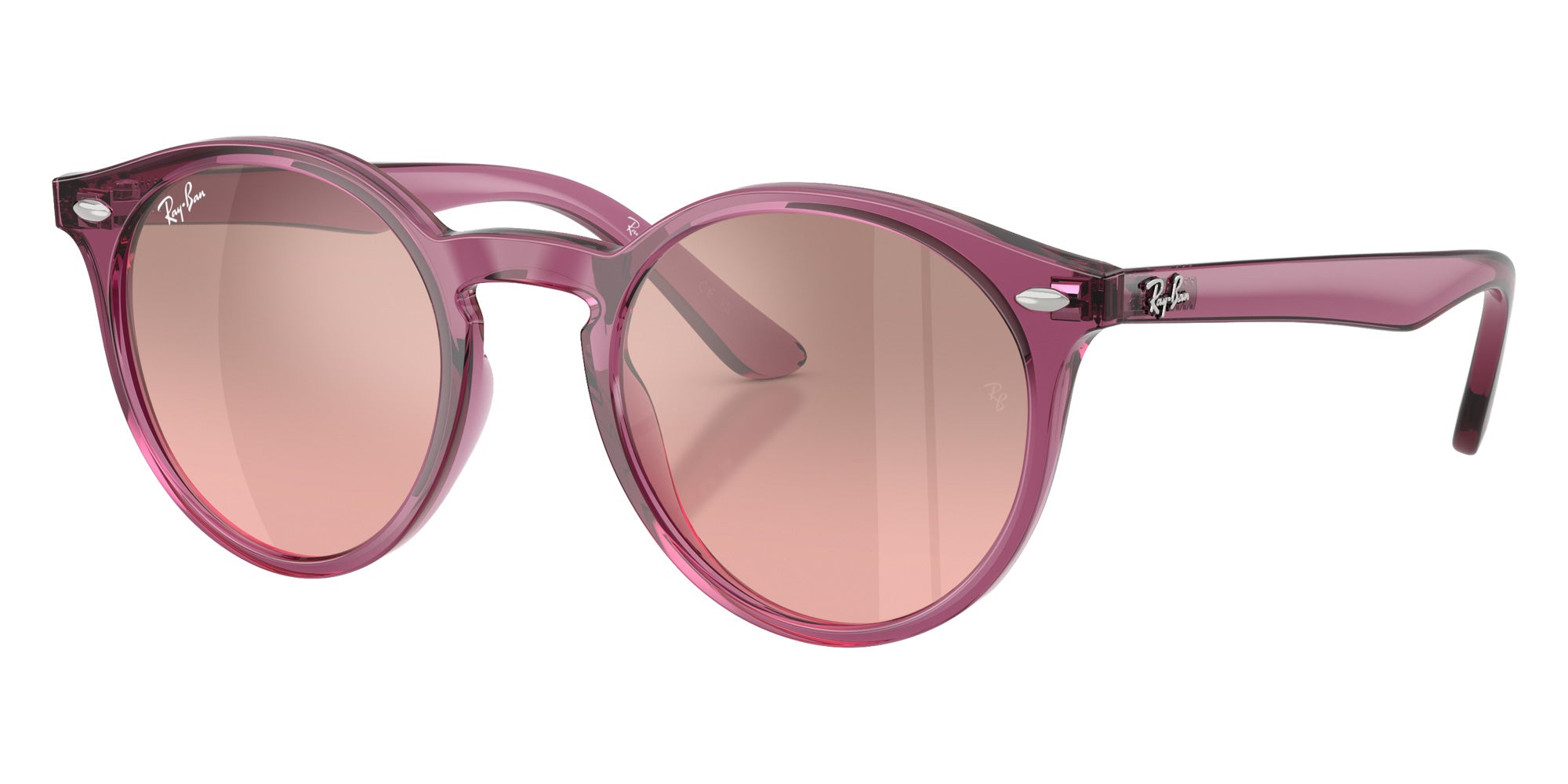 Ray-Ban® RJ9064S RJ9064S 71867E 44 Sunglasses - Transparent Violet
