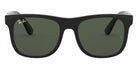 Ray-Ban® Junior Justin RJ9069S RJ9069S 100/71 48 - Black with Dark Green lenses Sunglasses