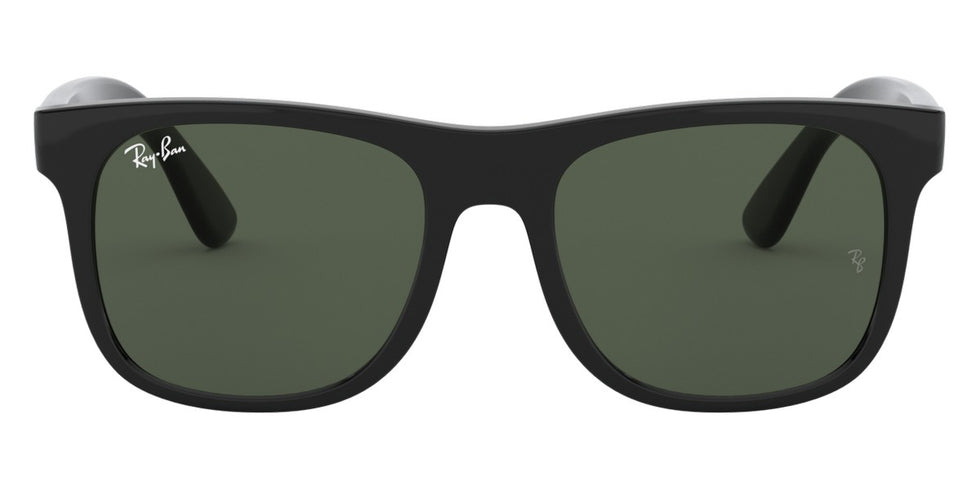 Ray-Ban® Junior Justin RJ9069S RJ9069S 100/71 48 - Black with Dark Green lenses Sunglasses