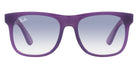 Ray-Ban® Junior Justin RJ9069S RJ9069S 713119 48 - Opal Violet with Blue lenses Sunglasses