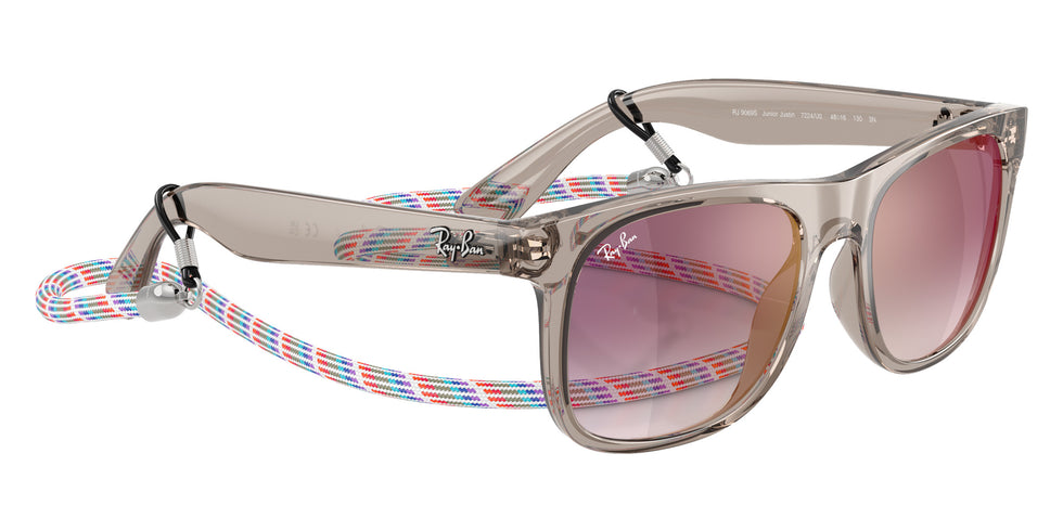 Ray-Ban® RJ9069S RJ9069S 7224U0 48 Sunglasses - Transparent Gray