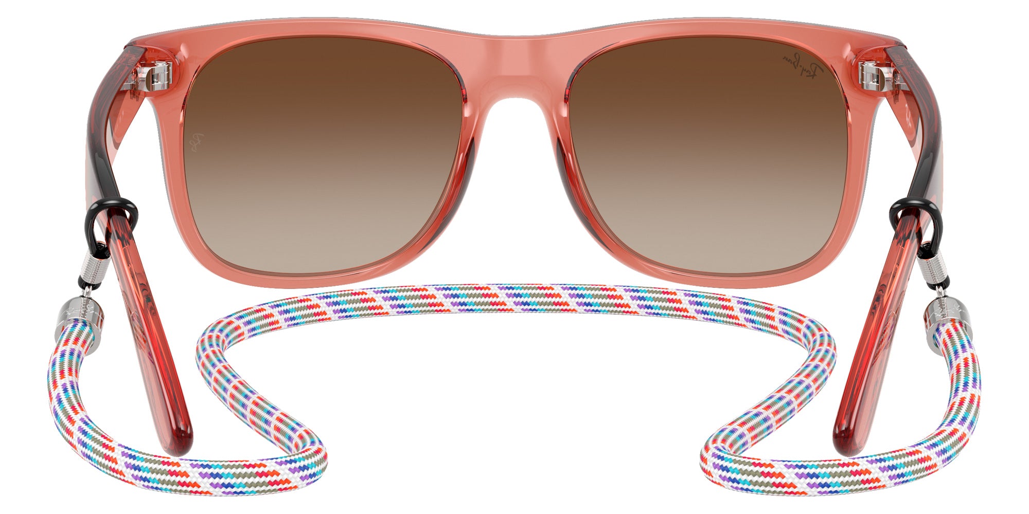Ray-Ban® RJ9069S RJ9069S 7225S0 48 Sunglasses - Transparent Red