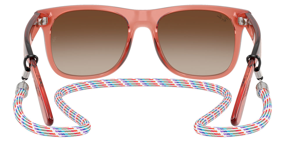Ray-Ban® RJ9069S RJ9069S 7225S0 48 Sunglasses - Transparent Red