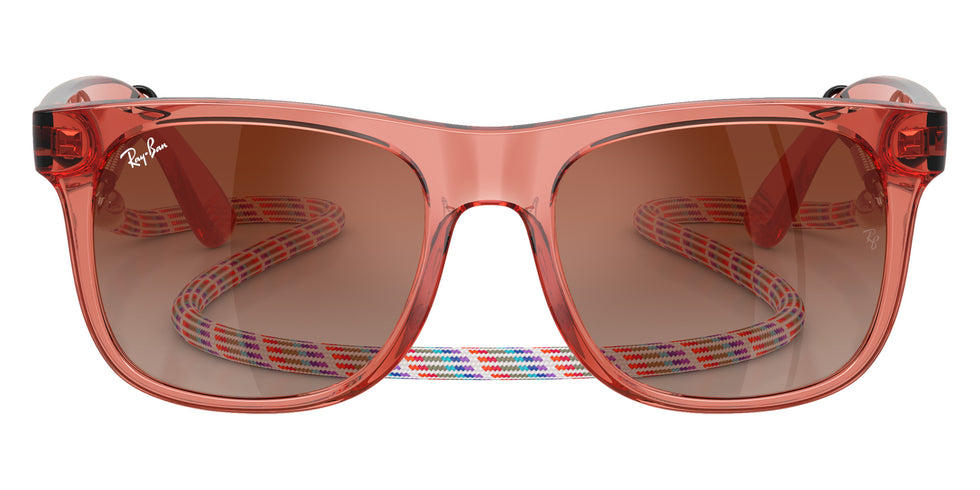Ray-Ban® RJ9069S RJ9069S 7225S0 48 Sunglasses - Transparent Red