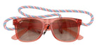 Ray-Ban® RJ9069S RJ9069S 7225S0 48 Sunglasses - Transparent Red