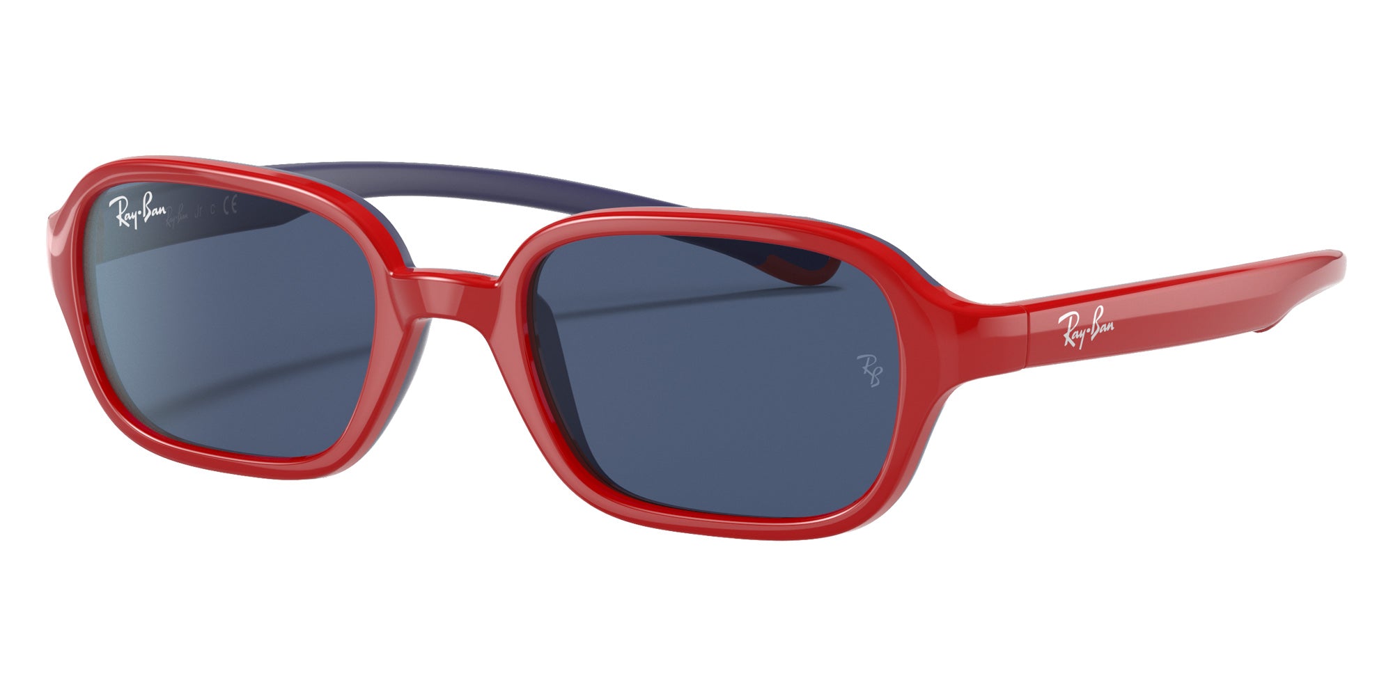 Ray-Ban® RJ9074S RJ9074S 709380 41 Sunglasses - Red On Rubber Blue
