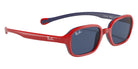 Ray-Ban® RJ9074S RJ9074S 709380 41 Sunglasses - Red On Rubber Blue