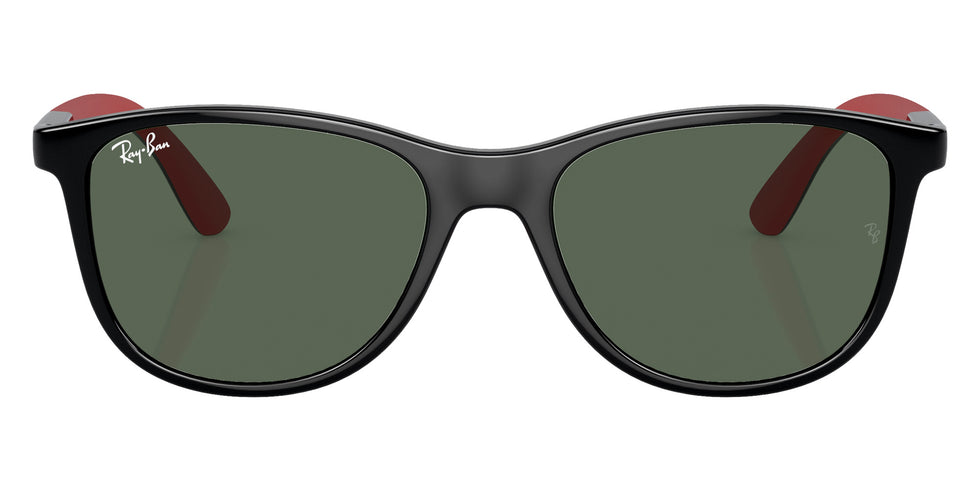 Ray-Ban® RJ9077S RJ9077S 713171 49 Sunglasses - Black On Red