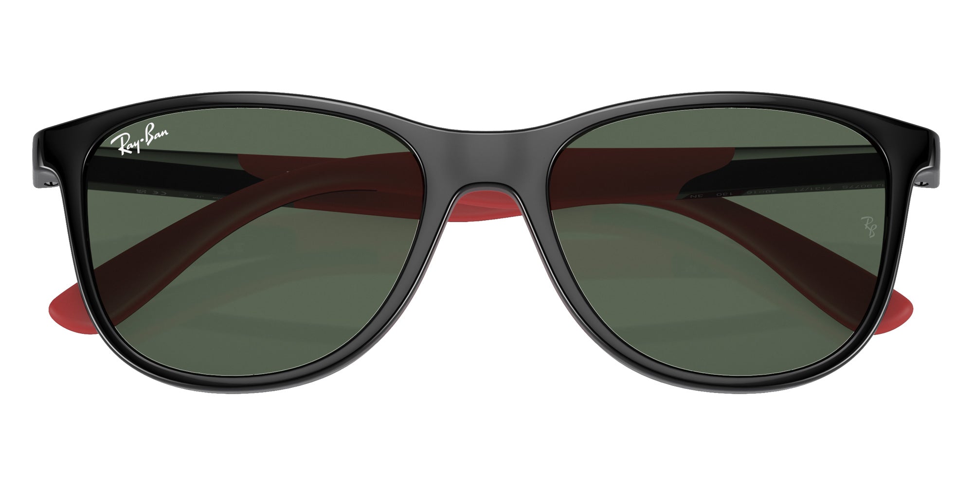Ray-Ban® RJ9077S RJ9077S 713171 49 Sunglasses - Black On Red