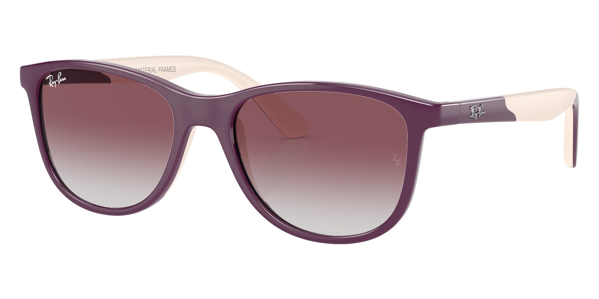Ray-Ban® RJ9077S RJ9077S 71348G 49 Sunglasses - Purple On Beige