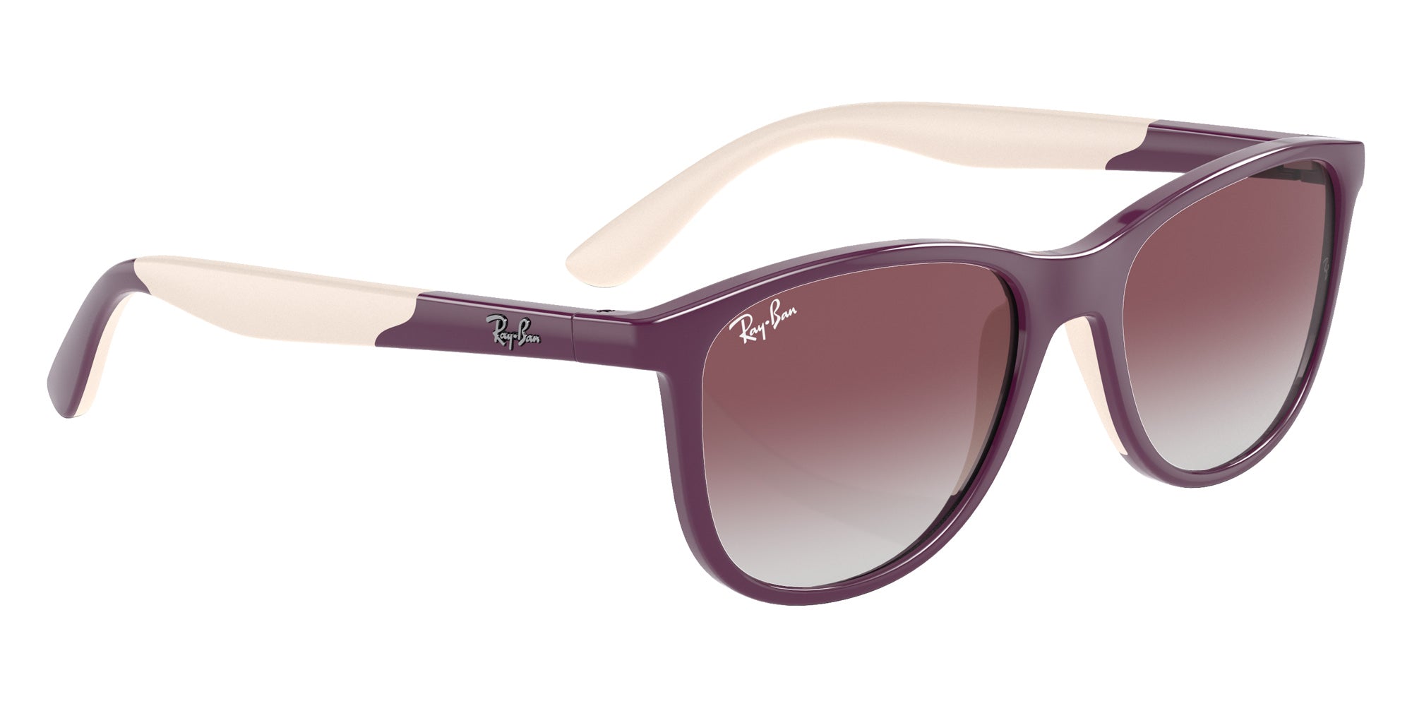 Ray-Ban® RJ9077S RJ9077S 71348G 49 Sunglasses - Purple On Beige