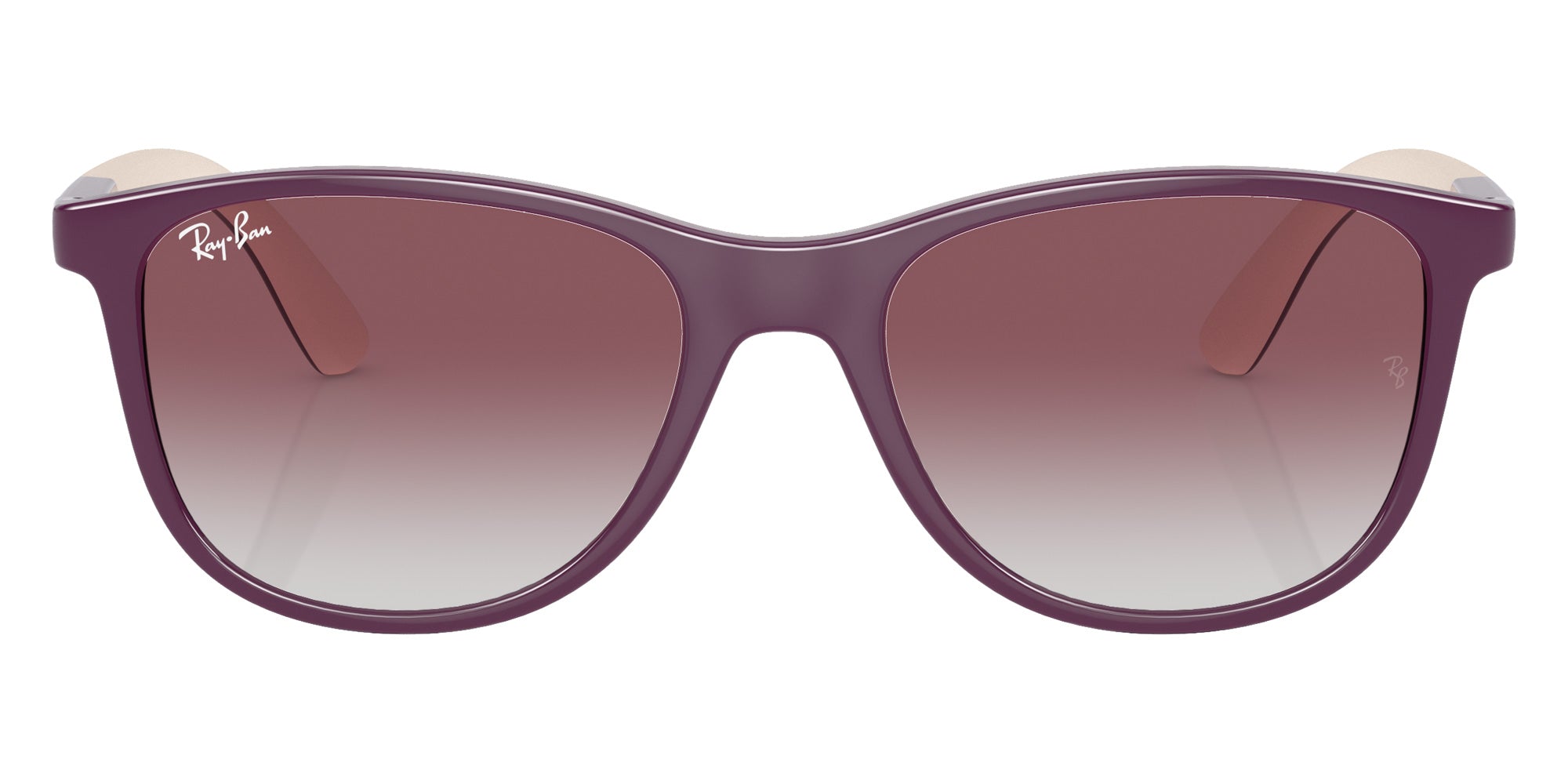Ray-Ban® RJ9077S RJ9077S 71348G 49 Sunglasses - Purple On Beige