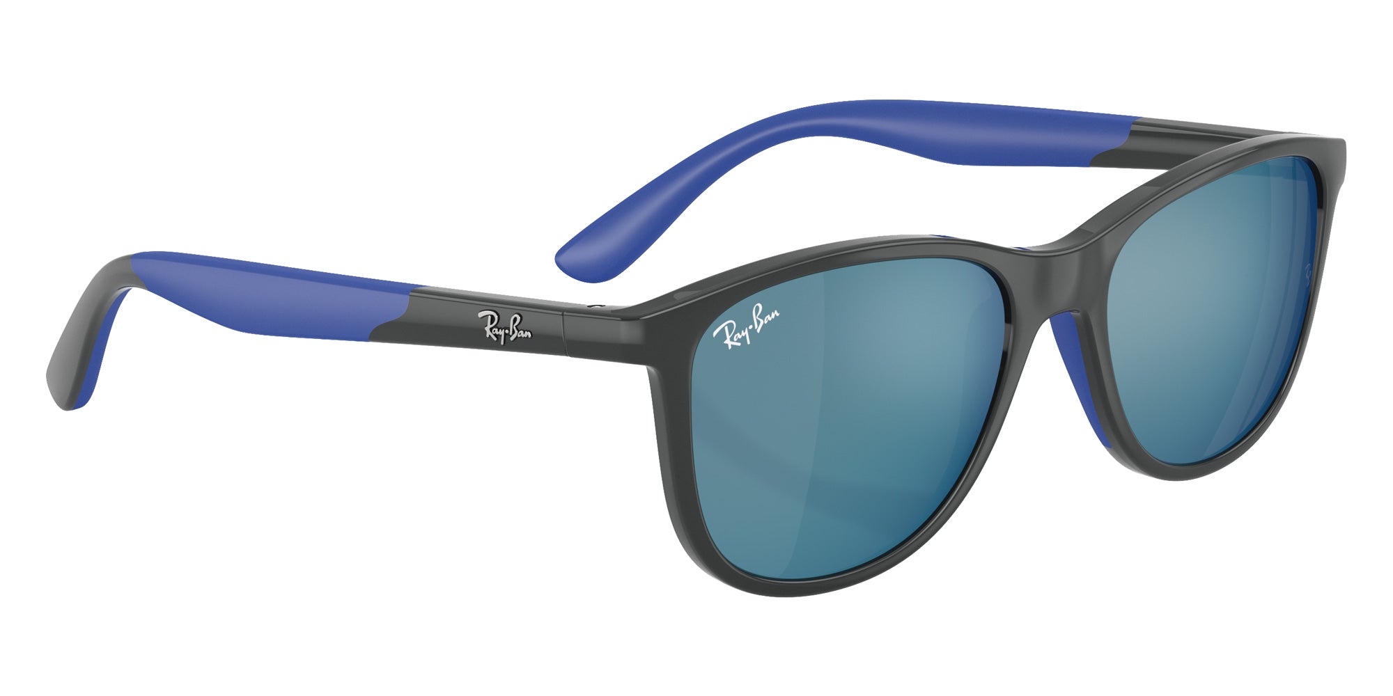 Ray-Ban® RJ9077S RJ9077S 715155 49 Sunglasses - Gray On Rubber Blue