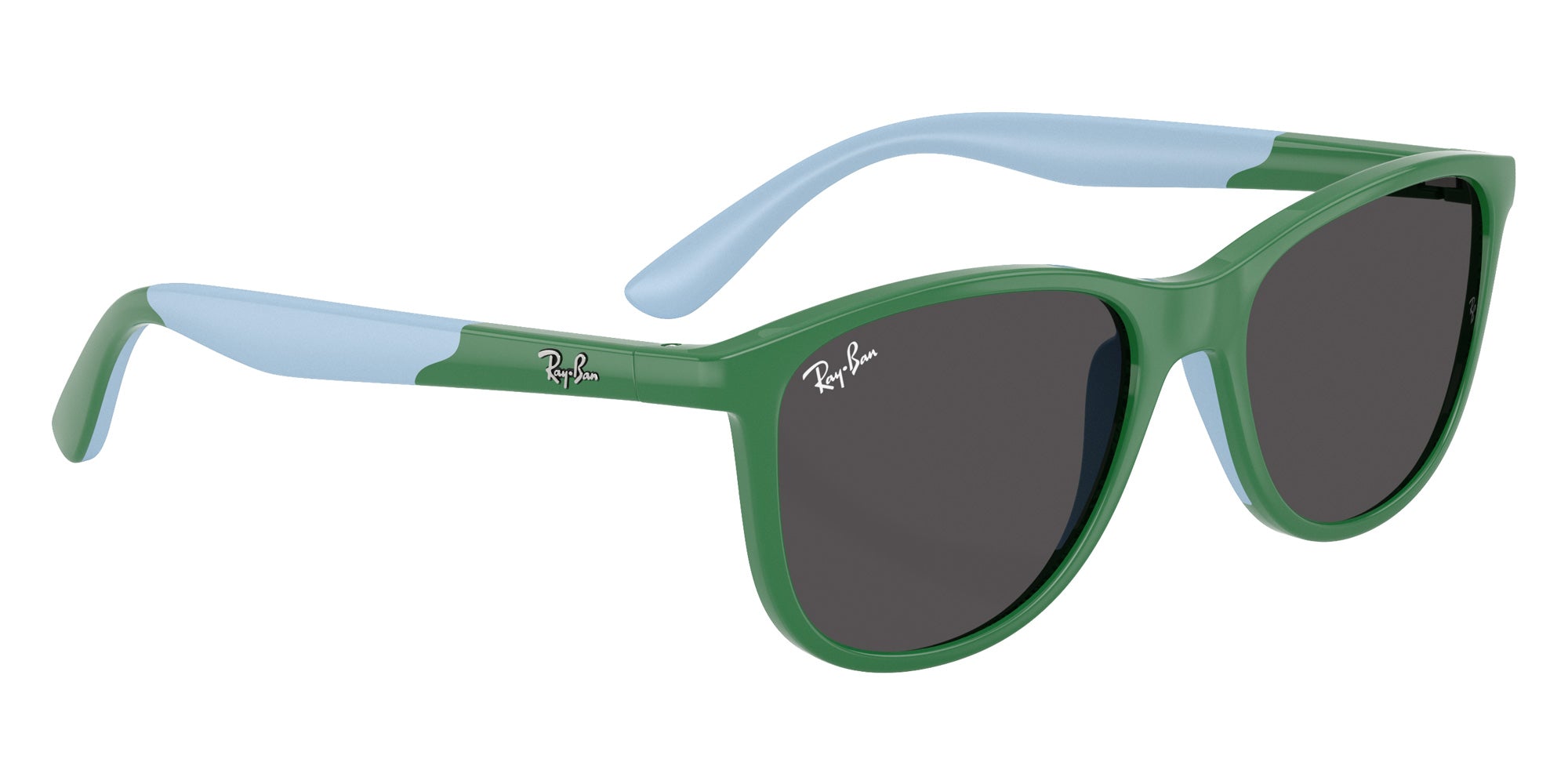 Ray-Ban® RJ9077S RJ9077S 718887 49 Sunglasses - Green On Rubber Light Blue