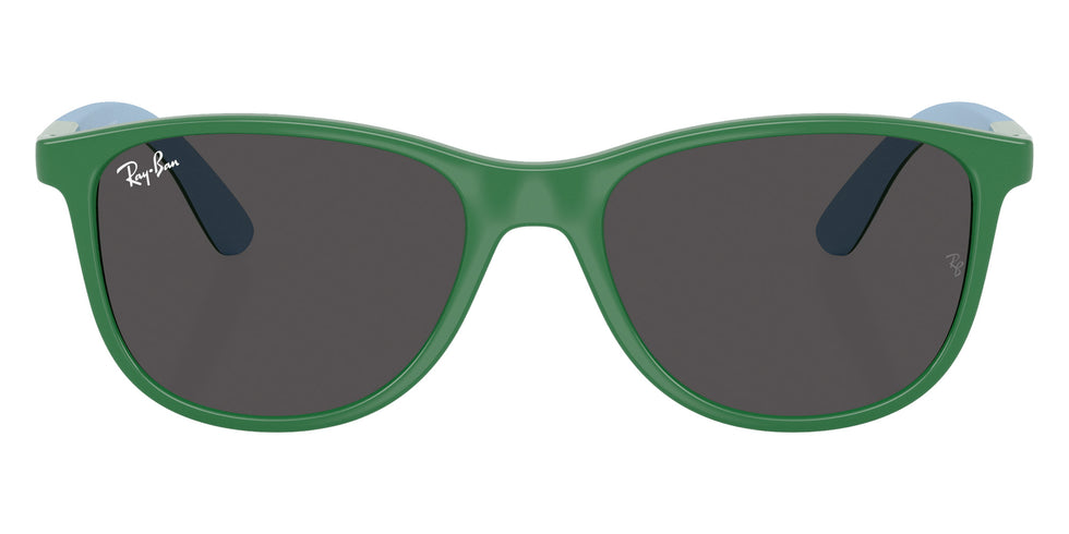 Ray-Ban® RJ9077S RJ9077S 718887 49 Sunglasses - Green On Rubber Light Blue