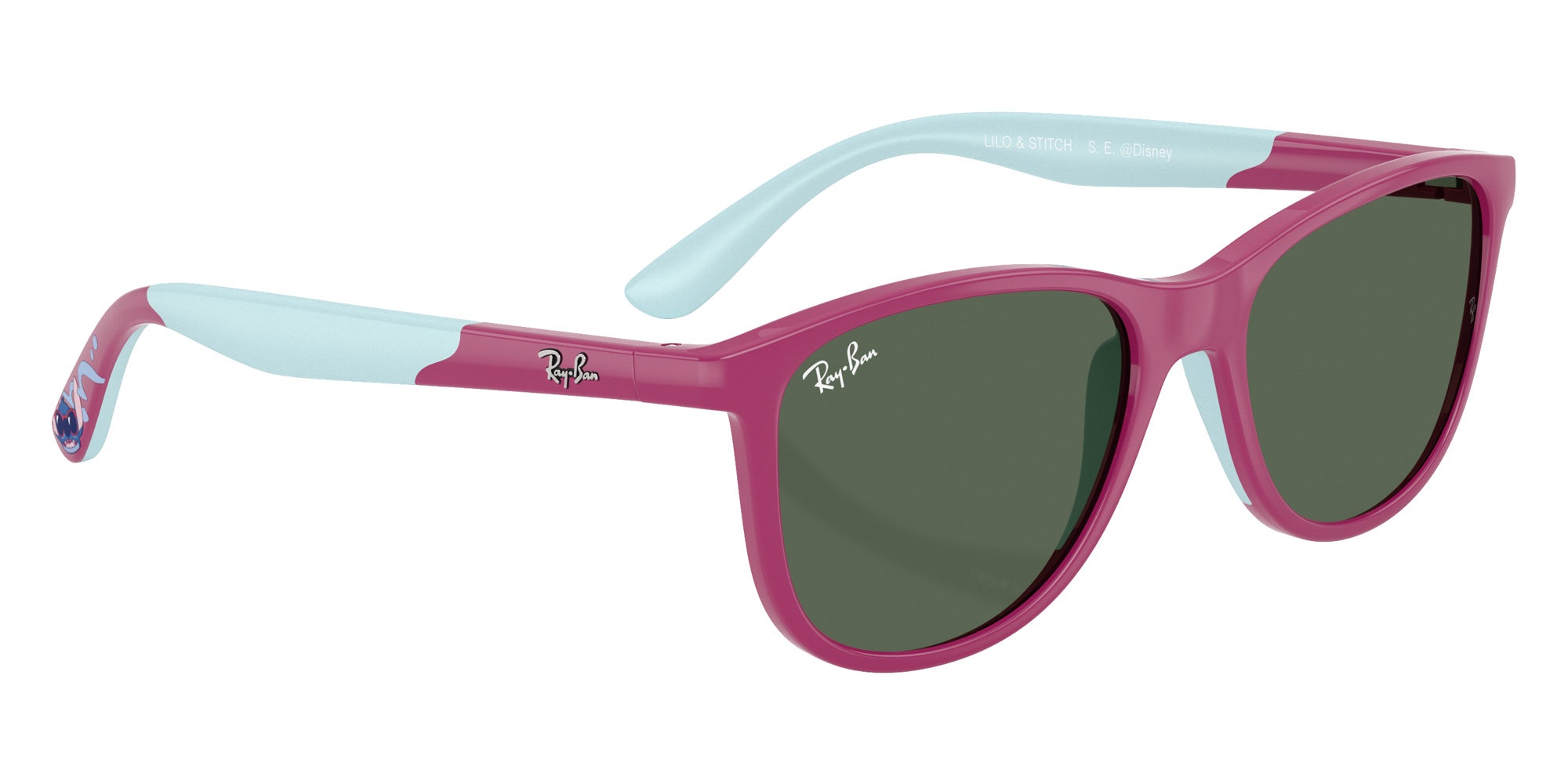 Ray-Ban® RJ9077S RJ9077S 719271 49 Sunglasses - Fucsia/Rubber Azzurre