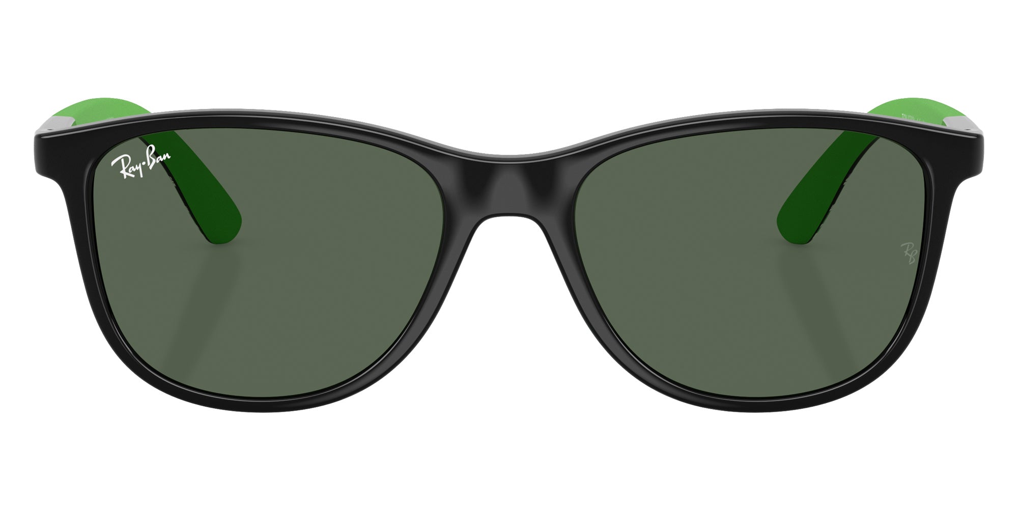 Ray-Ban® RJ9077S RJ9077S 719371 49 Sunglasses - Black/Rubber Green