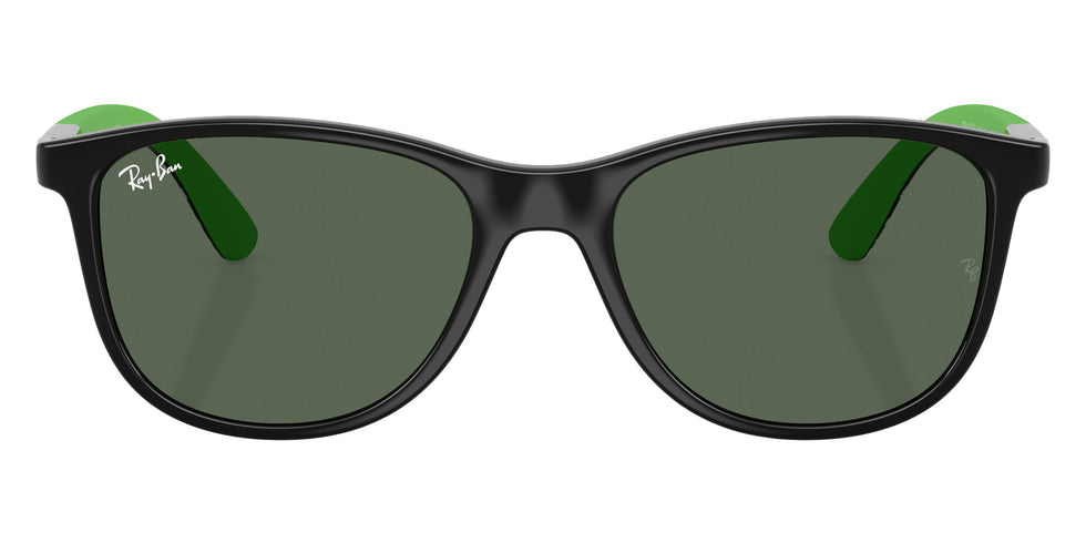 Ray-Ban® RJ9077S RJ9077S 719371 49 Sunglasses - Black/Rubber Green