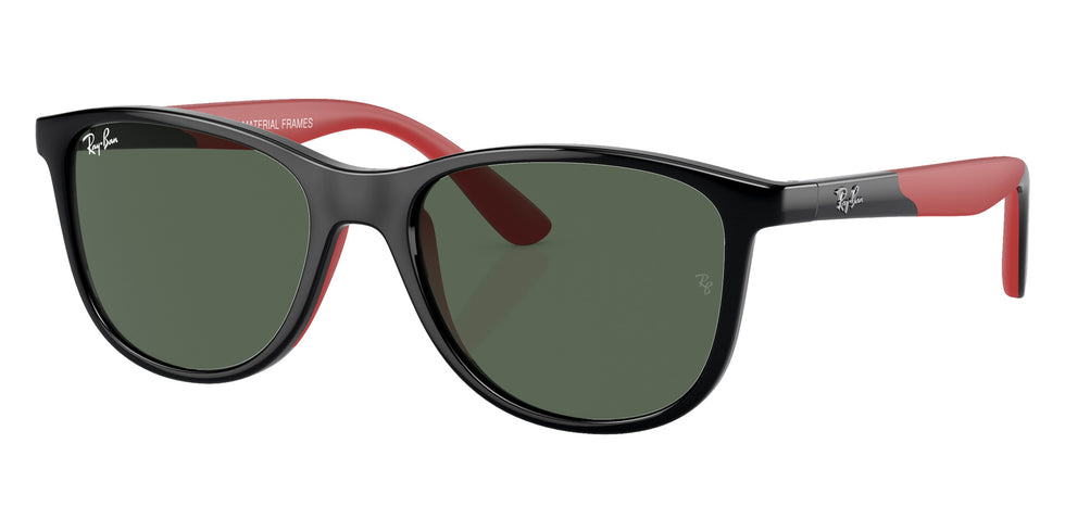 Ray-Ban® RJ9077SF RJ9077SF 713171 49 Sunglasses - Black On Red