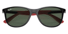 Ray-Ban® RJ9077SF RJ9077SF 713171 49 Sunglasses - Black On Red