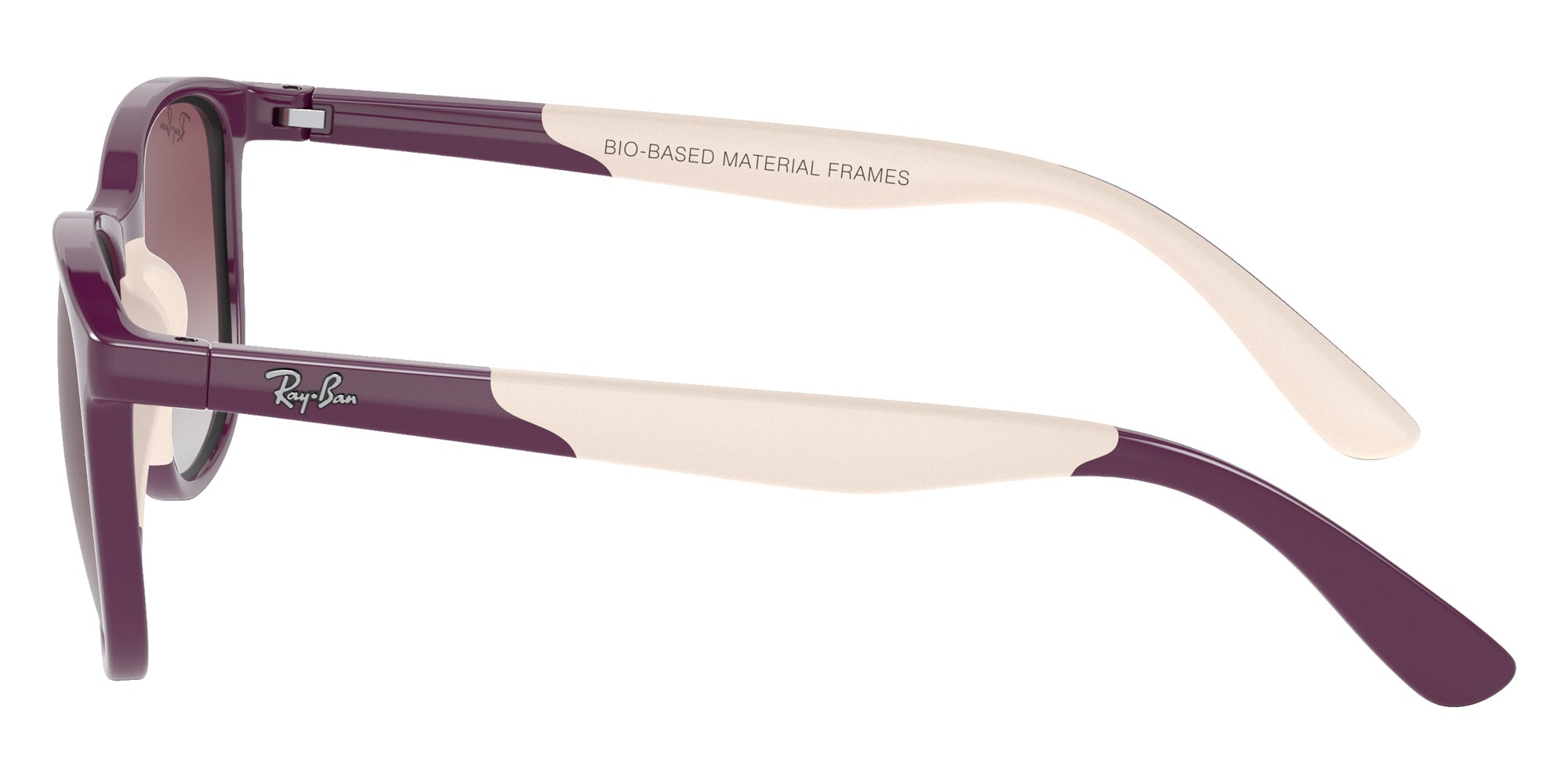 Ray-Ban® RJ9077SF RJ9077SF 71348G 49 Sunglasses - Purple On Beige