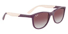 Ray-Ban® RJ9077SF RJ9077SF 71348G 49 Sunglasses - Purple On Beige