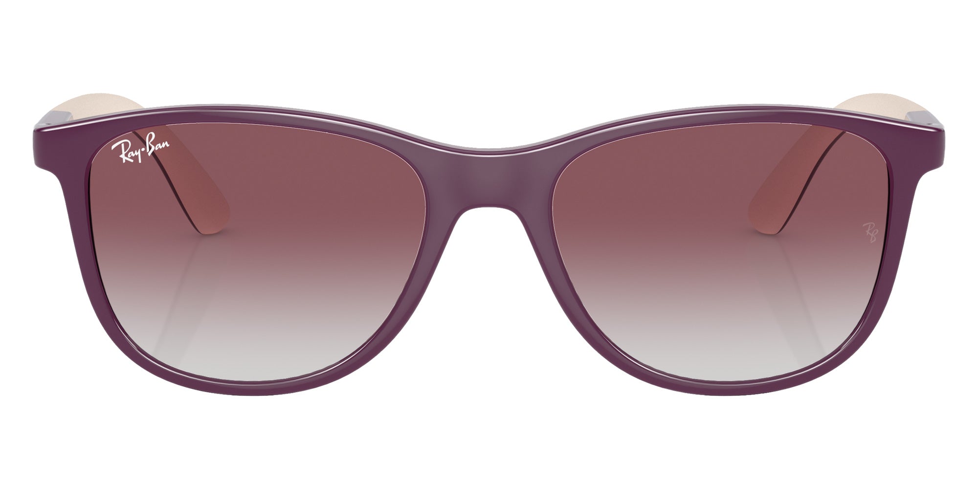 Ray-Ban® RJ9077SF RJ9077SF 71348G 49 Sunglasses - Purple On Beige