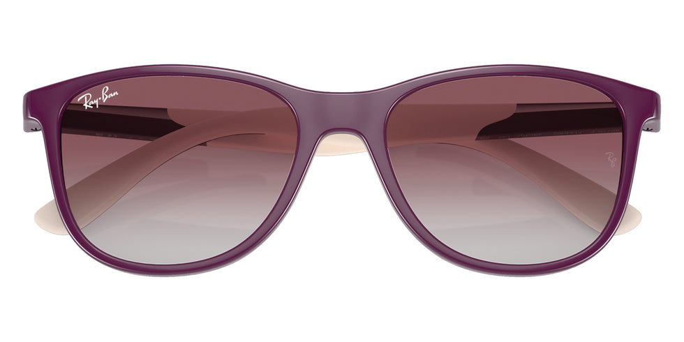 Ray-Ban® RJ9077SF RJ9077SF 71348G 49 Sunglasses - Purple On Beige