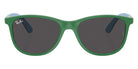 Ray-Ban® RJ9077SF RJ9077SF 718887 49 Sunglasses - Green On Rubber Light Blue