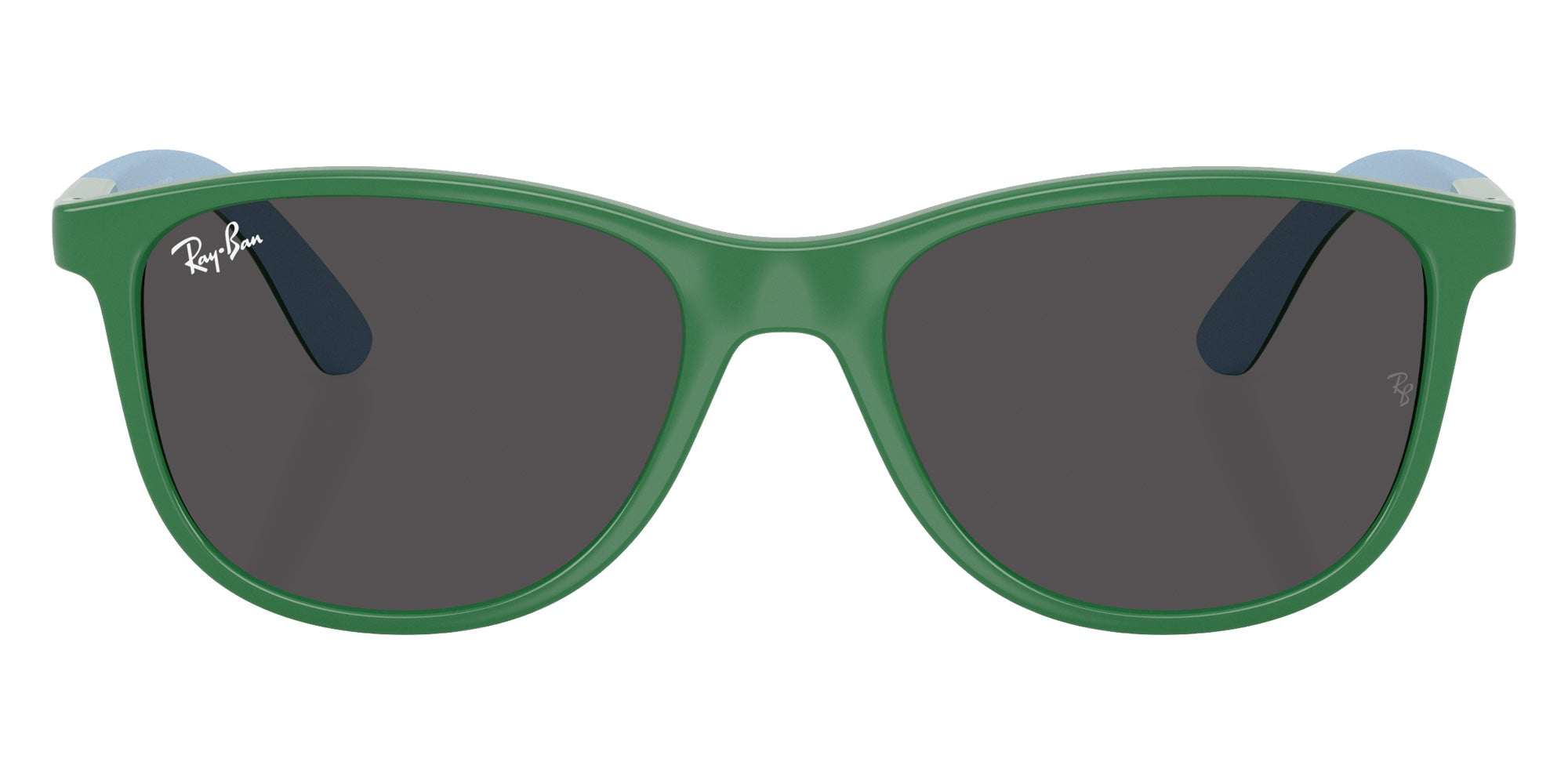 Ray-Ban® RJ9077SF RJ9077SF 718887 49 Sunglasses - Green On Rubber Light Blue