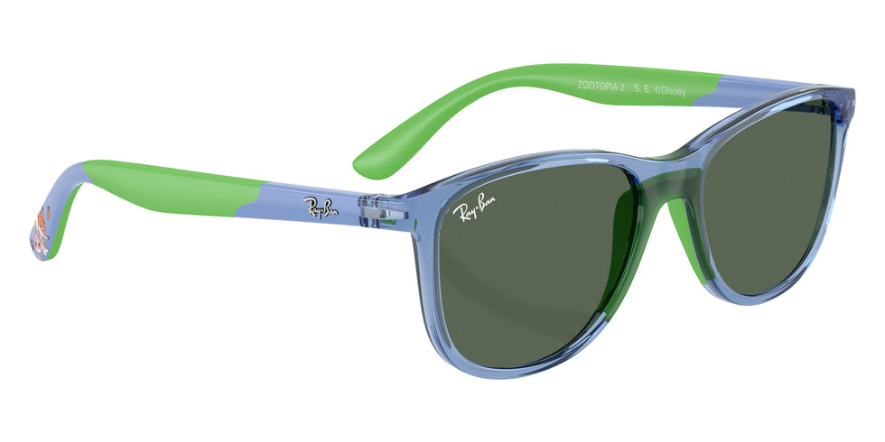 Ray-Ban® RJ9077SF RJ9077SF 719471 49 Sunglasses - Liliac On Rubber Green