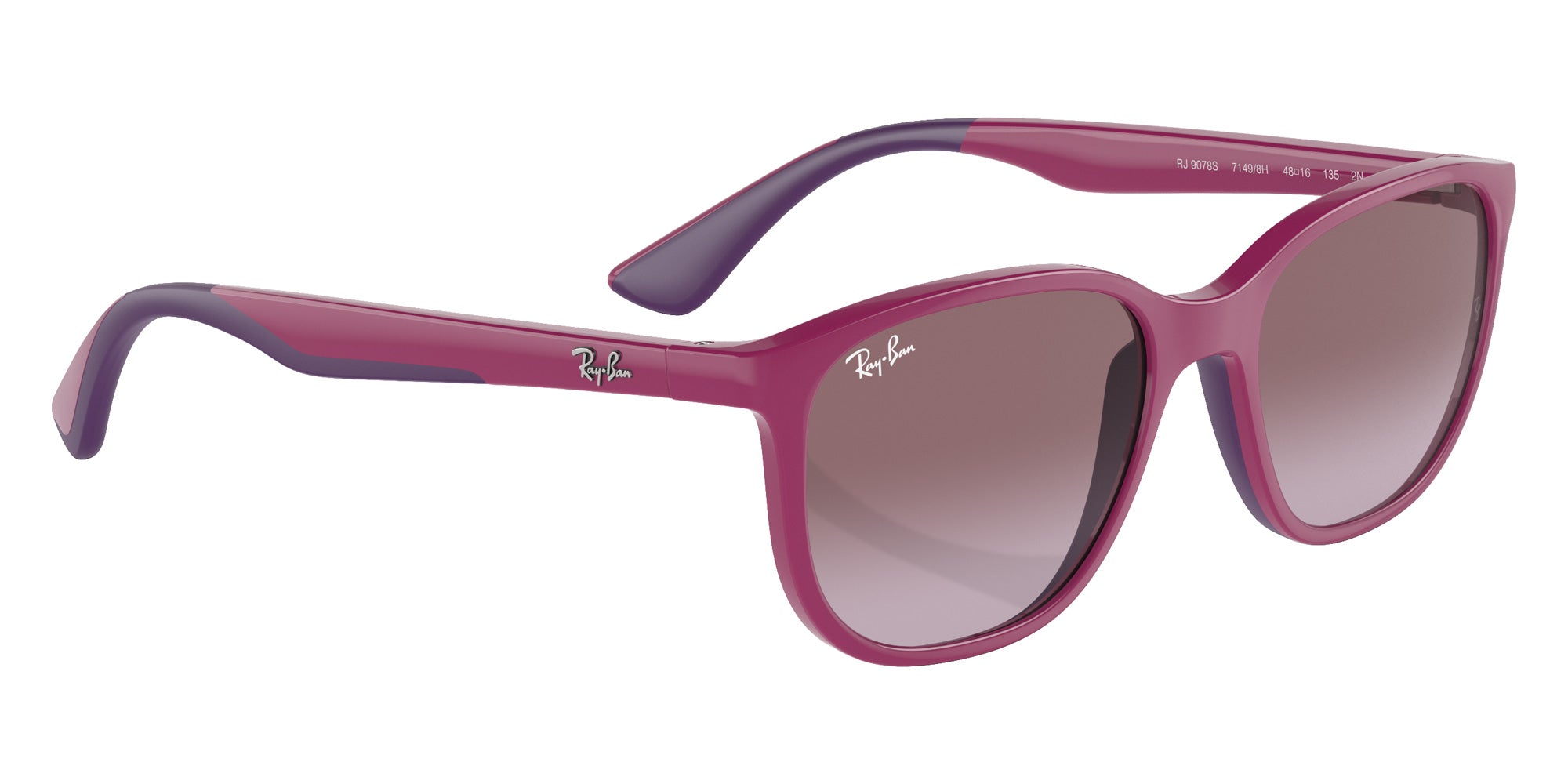 Ray-Ban® RJ9078S RJ9078S 71498H 48 Sunglasses - Fuchsia On Violet
