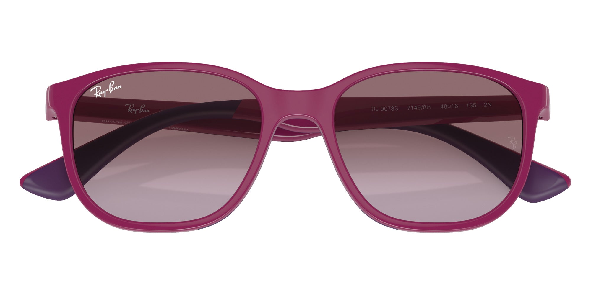 Ray-Ban® RJ9078S RJ9078S 71498H 48 Sunglasses - Fuchsia On Violet