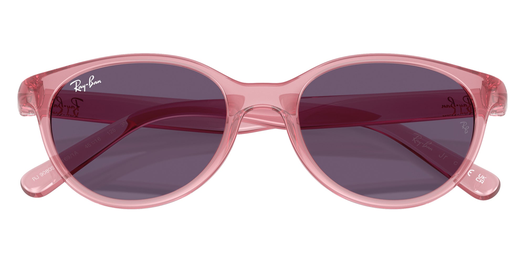 Ray-Ban® RJ9080S RJ9080S 71691A 45 Sunglasses - Transparent Pink