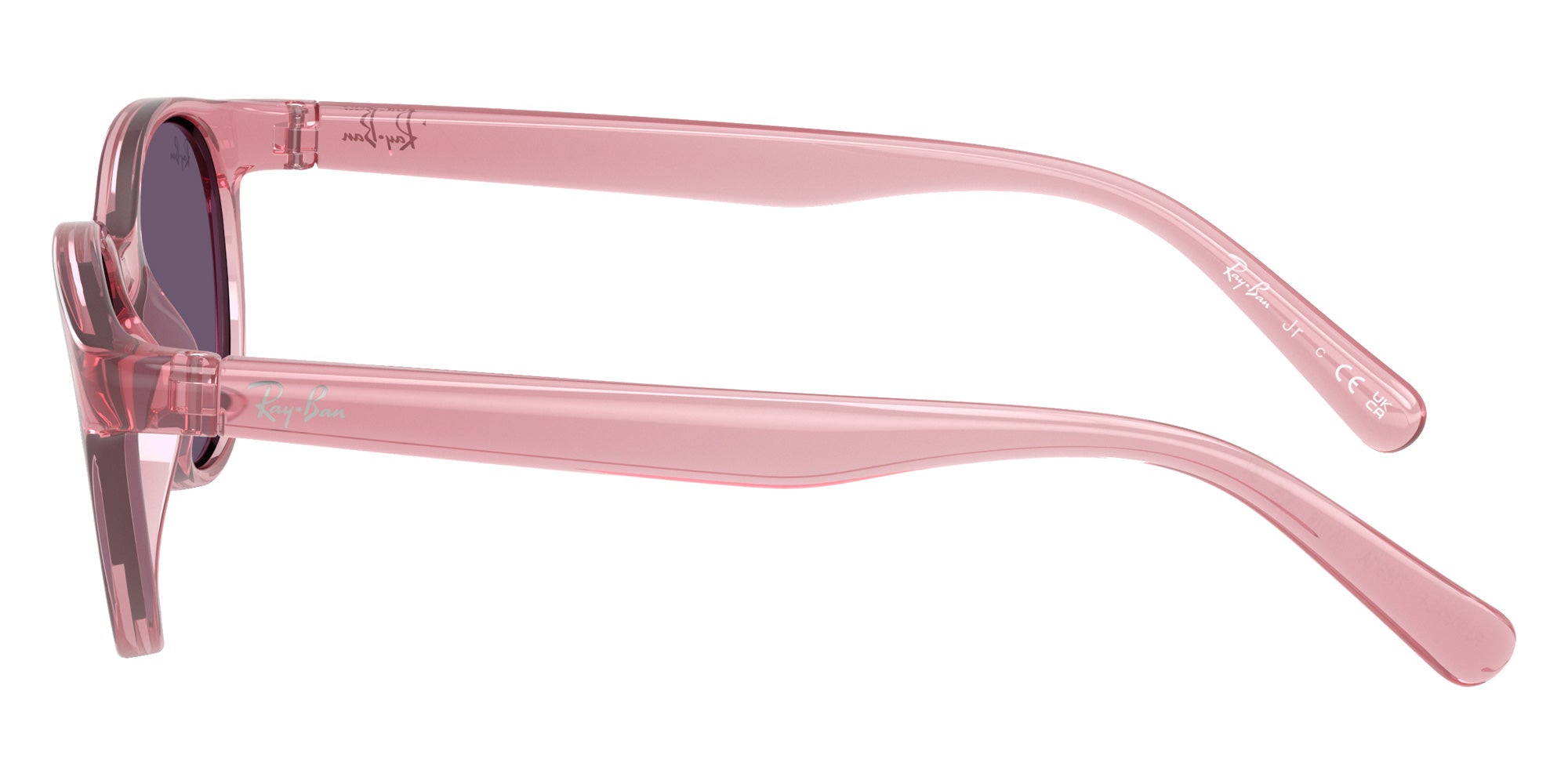 Ray-Ban® RJ9080SF RJ9080SF 71691A 47 Sunglasses - Transparent Pink