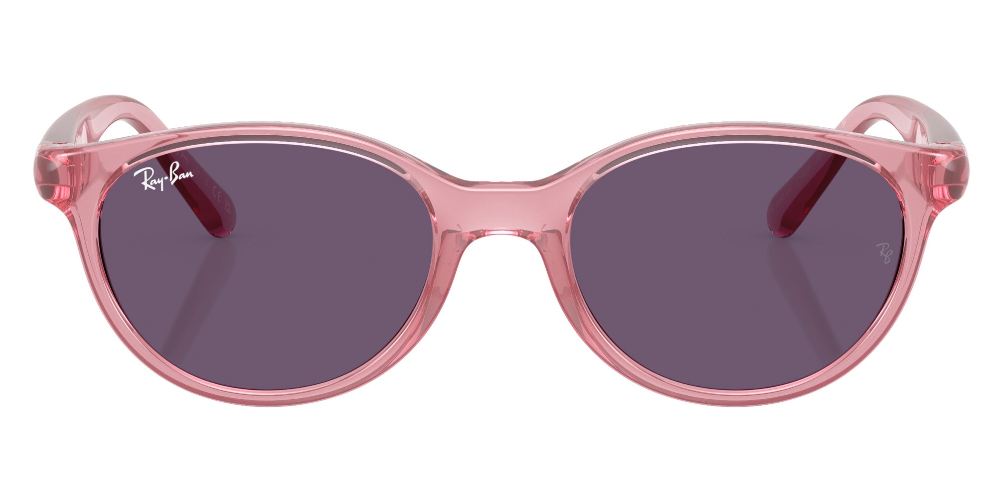 Ray-Ban® RJ9080SF RJ9080SF 71691A 47 Sunglasses - Transparent Pink