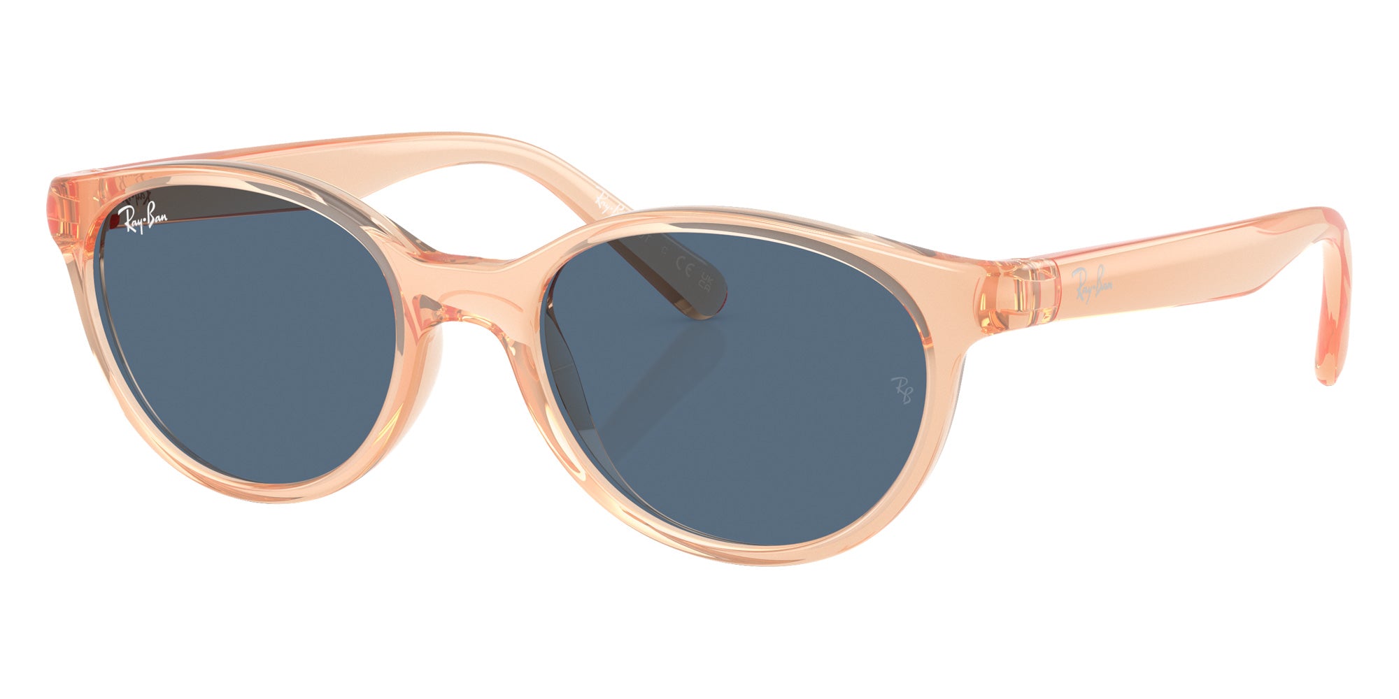 Ray-Ban® RJ9080SF RJ9080SF 717080 47 Sunglasses - Transparent Orange