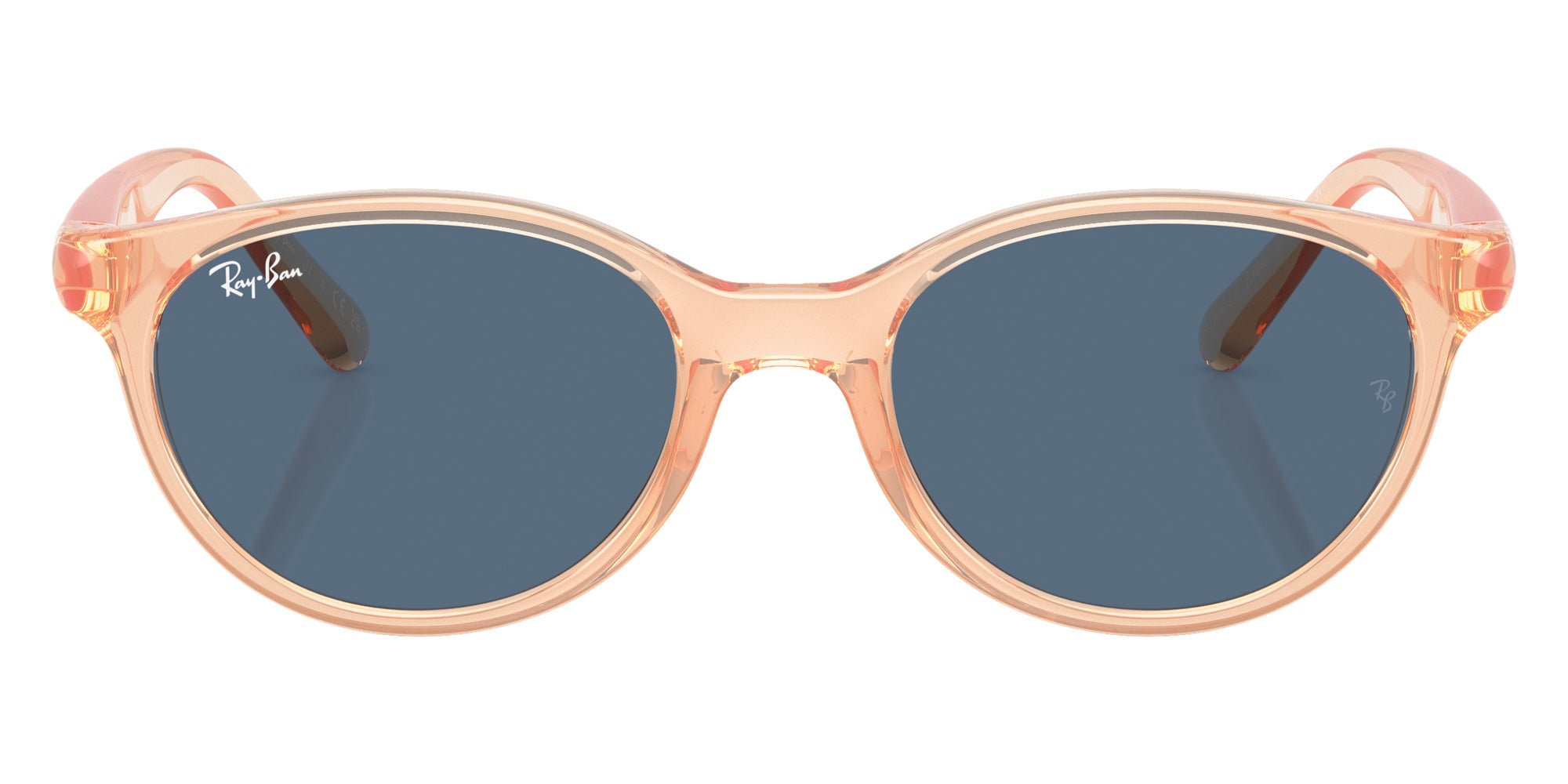 Ray-Ban® RJ9080SF RJ9080SF 717080 47 Sunglasses - Transparent Orange