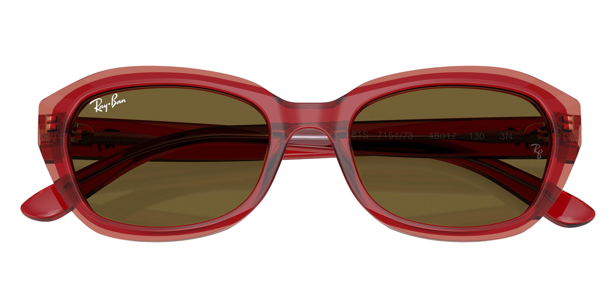 Ray-Ban® RJ9081S RJ9081S 715473 48 Sunglasses - Top Red/Orange/Light Purple