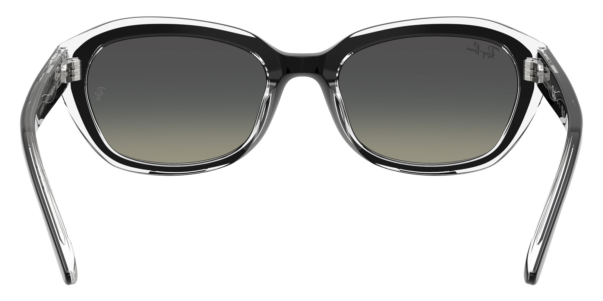Ray-Ban® RJ9081S RJ9081S 715811 48 Sunglasses - Black On Transparent