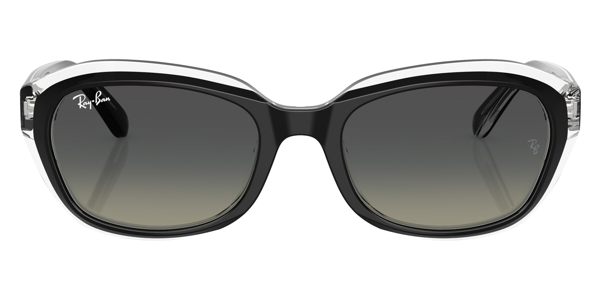 Ray-Ban® RJ9081S RJ9081S 715811 48 Sunglasses - Black On Transparent