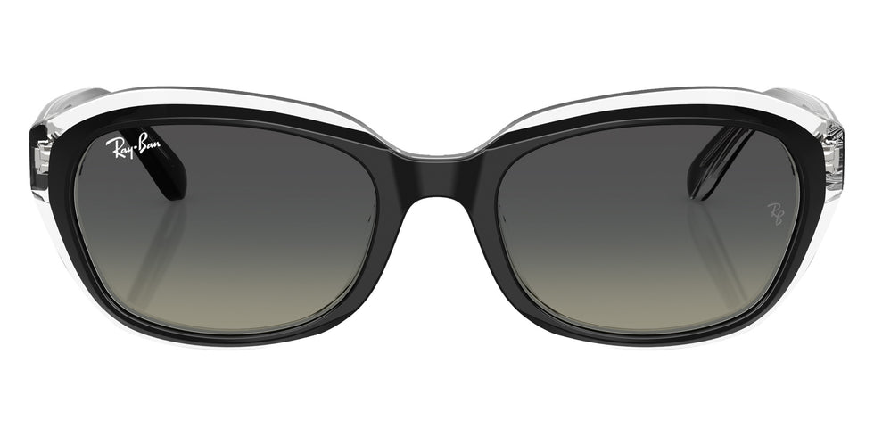 Ray-Ban® RJ9081S RJ9081S 715811 48 Sunglasses - Black On Transparent