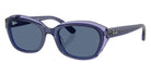 Ray-Ban® RJ9081S RJ9081S 715980 48 Sunglasses - Top Violet On Transparent Violet